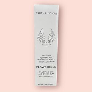 TRUE + LUSCIOUS FlowerDose | Lip Plumping + Eye Serum